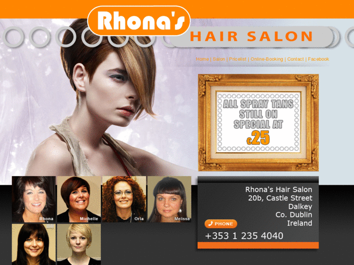 www.rhonas-hairsalon.com