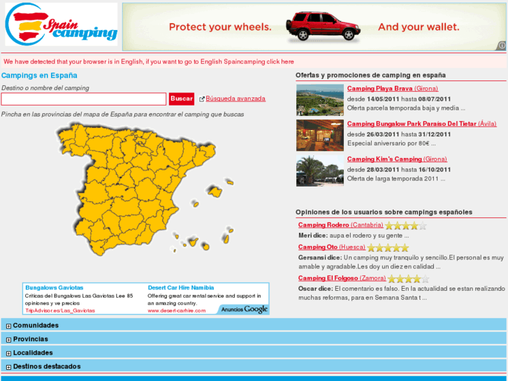 www.spaincamping.es