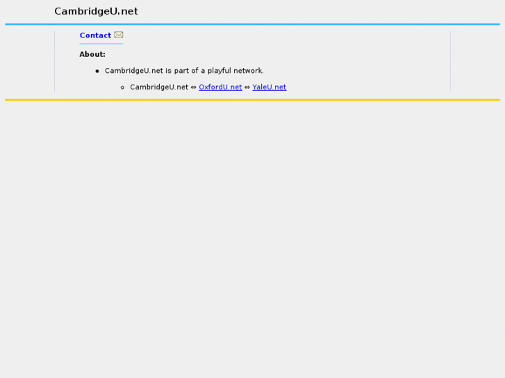 www.cambridgeu.net