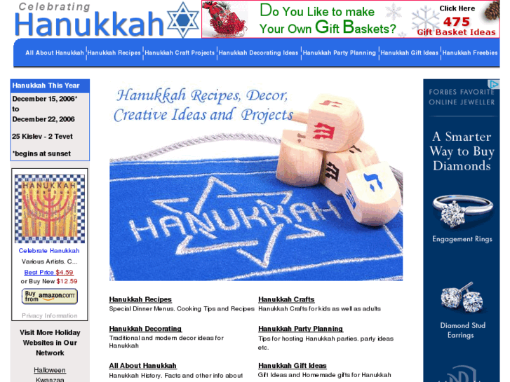 www.celebrating-hanukkah.com