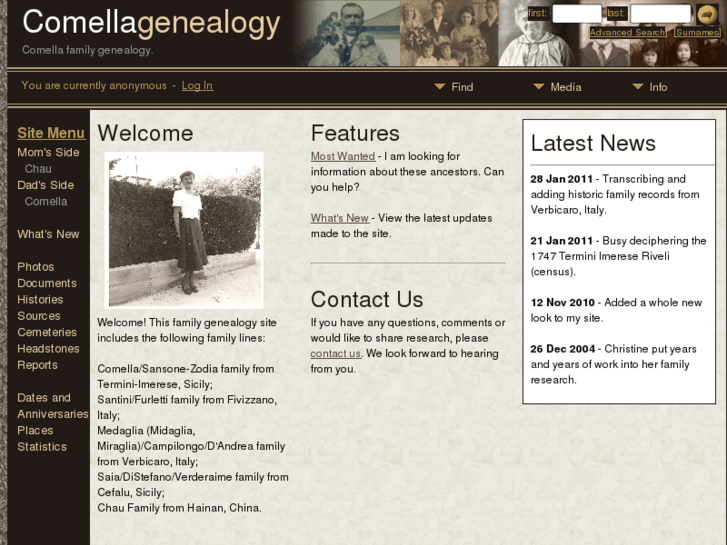 www.comellagenealogy.com