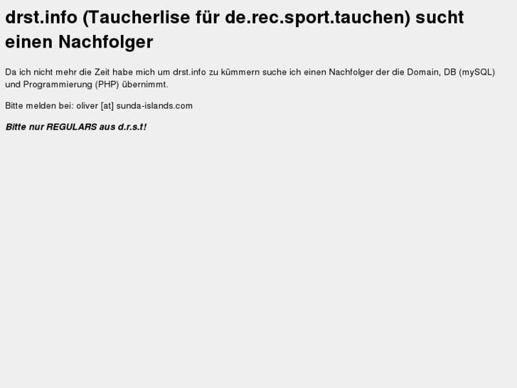 www.drst.info