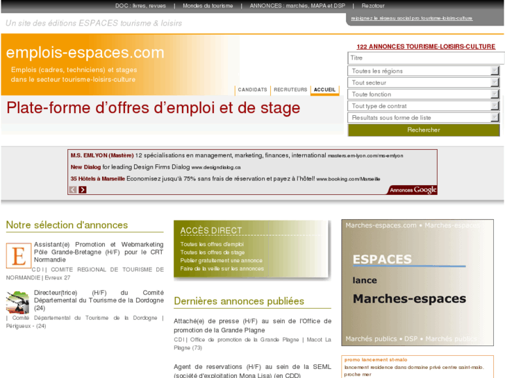 www.emplois-espaces.com