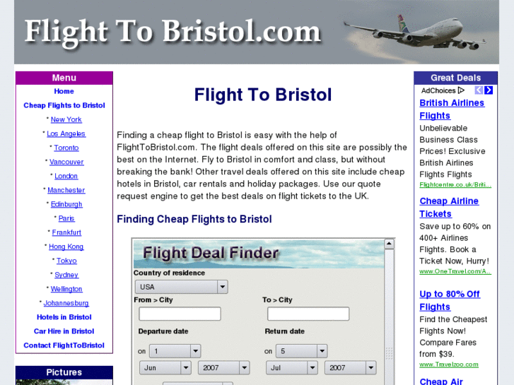 www.flighttobristol.com