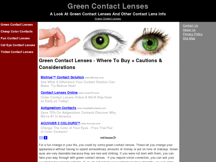 www.greencontactlenses.org