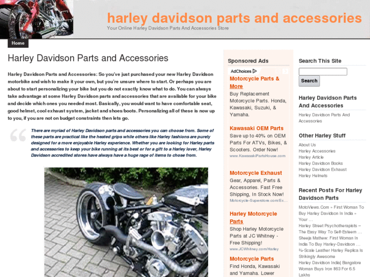 www.harleydavidsonpartsandaccessories.net