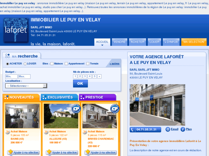 www.laforet-immobilier-velay.com