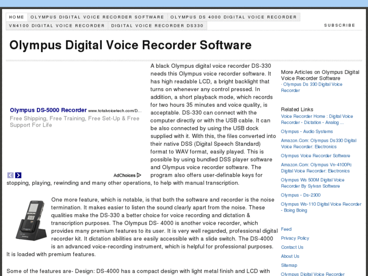 www.olympusdigitalvoicerecordersoftware.com