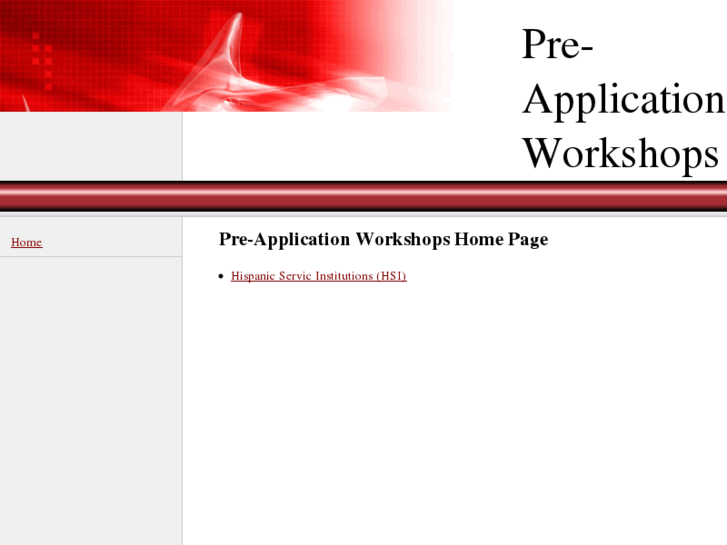 www.preapplicationworkshops.com