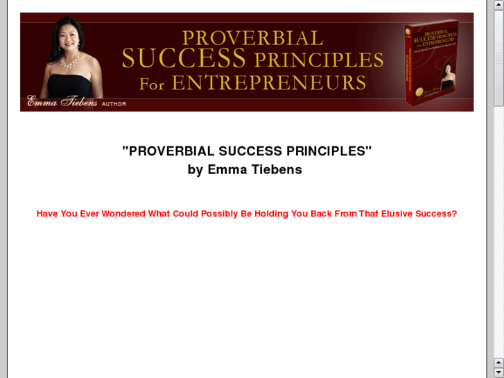 www.proverbialsuccessprinciples.com