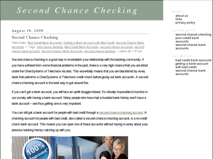www.second-chance-checking.net