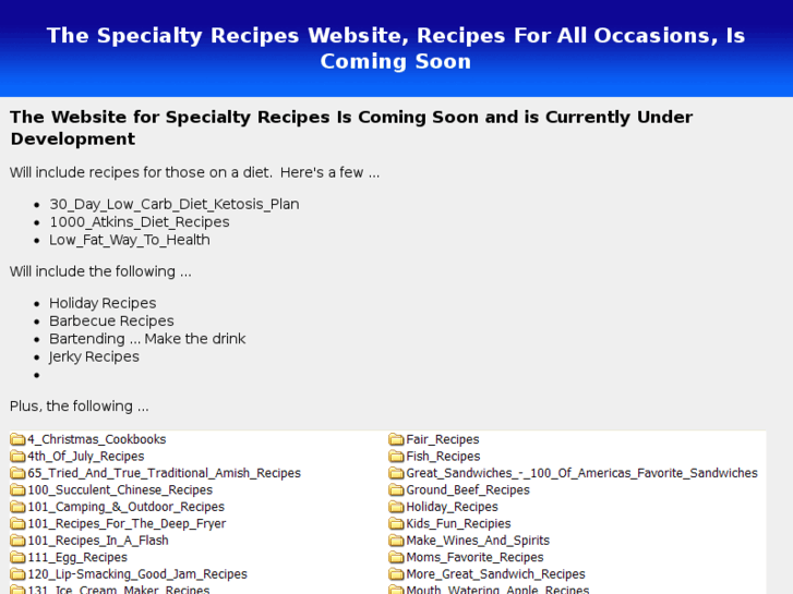 www.specialty-recipes.com