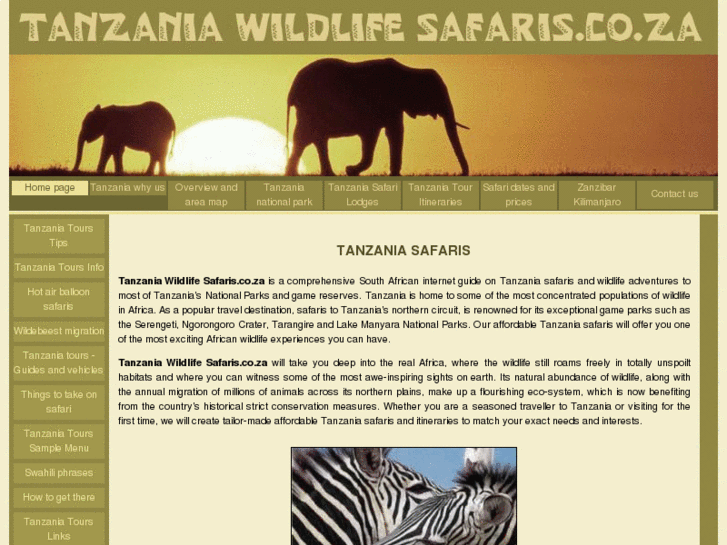 www.tanzaniawildlifesafaris.co.za