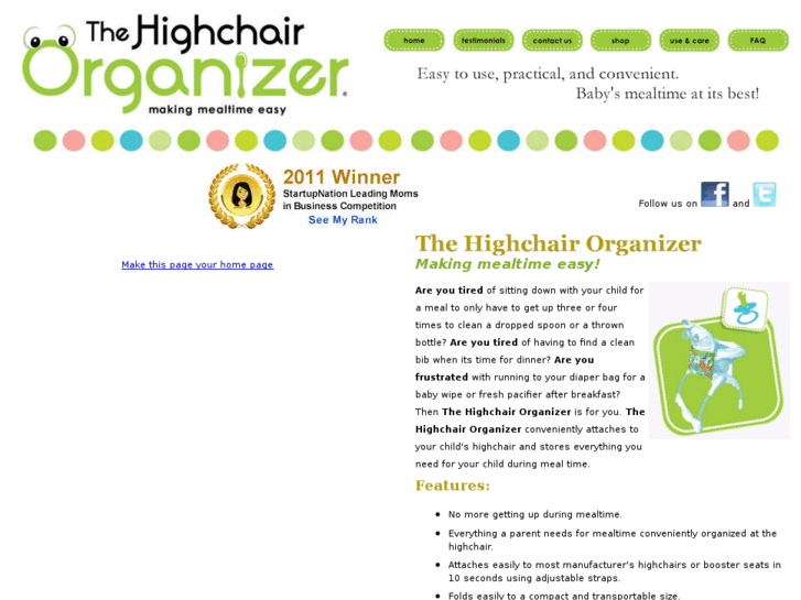 www.thehighchairorganizer.com