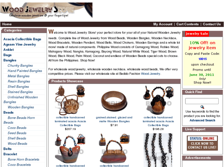 www.woodjewelrystore.com