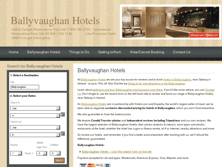 www.ballyvaughanhotels.com