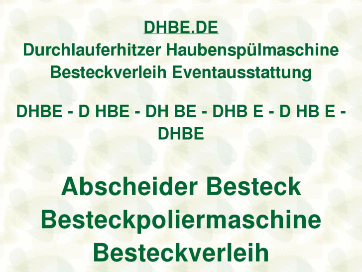 www.dhbe.de