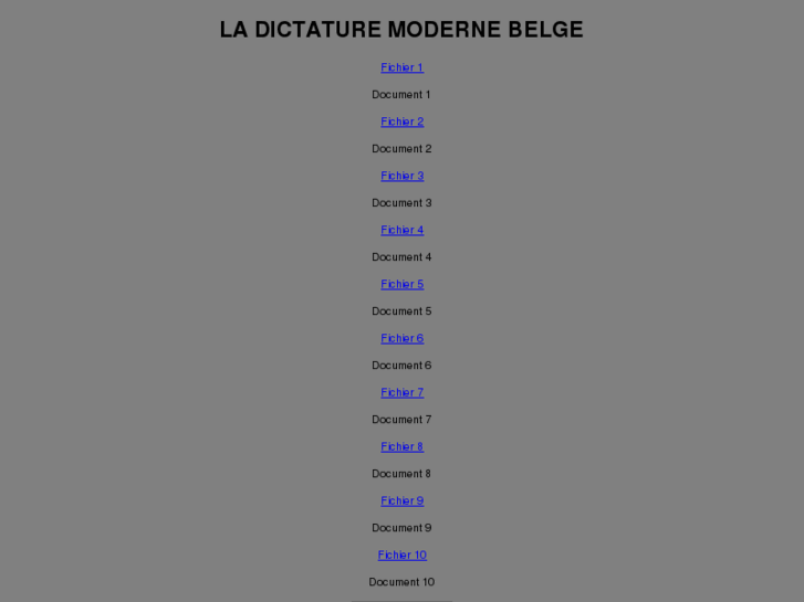 www.dictaturebelge.com