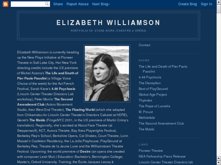 www.elizabethwilliamson.org