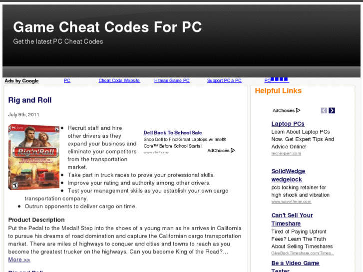 www.gamecheatcodesforpc.com