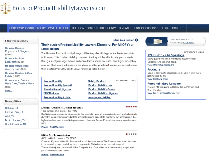 www.houstonproductliabilitylawyers.com