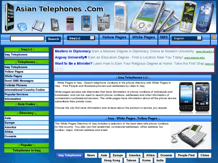 www.iraqtelephones.com