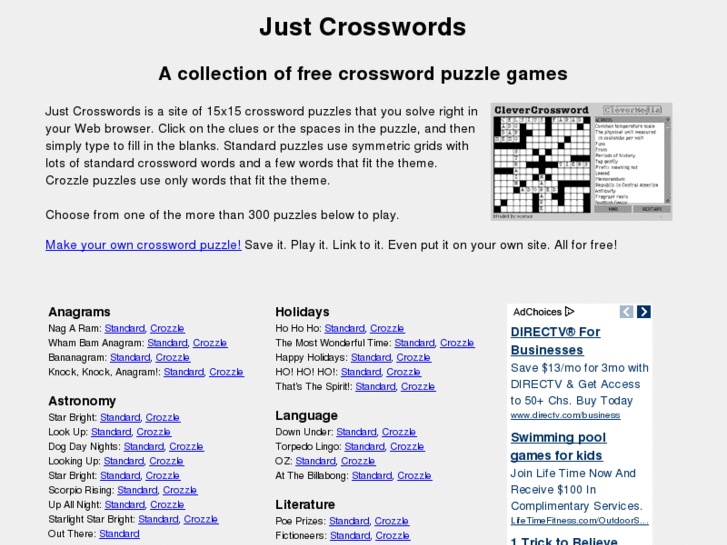 www.justcrosswords.com