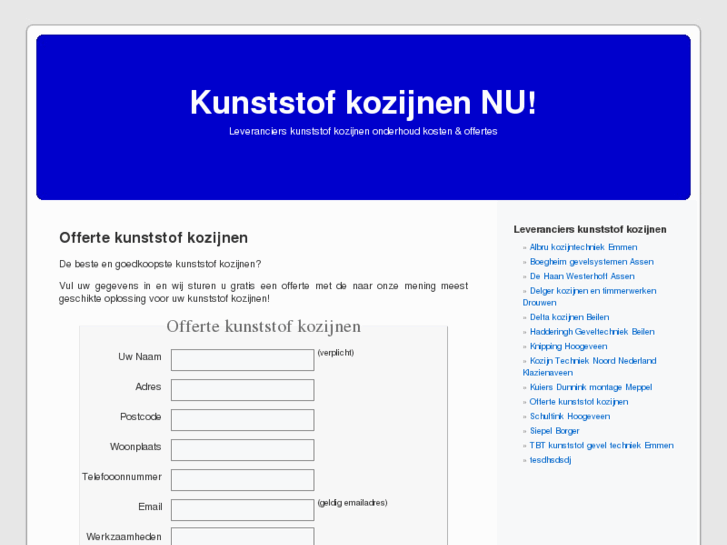 www.kunststofkozijnen.nu