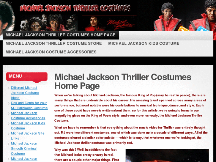 www.michaeljacksonthrillercostumes.com