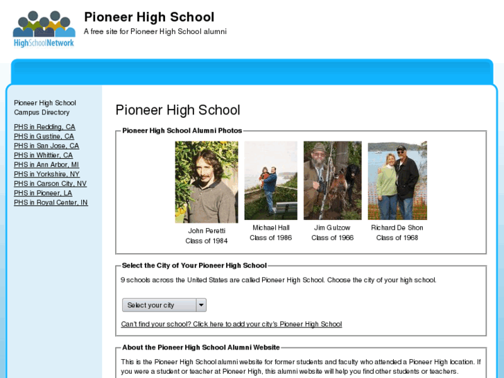 www.pioneerhighschool.net