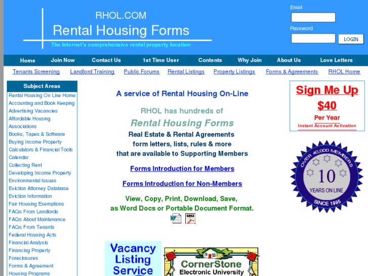 www.rentalhousingforms.com