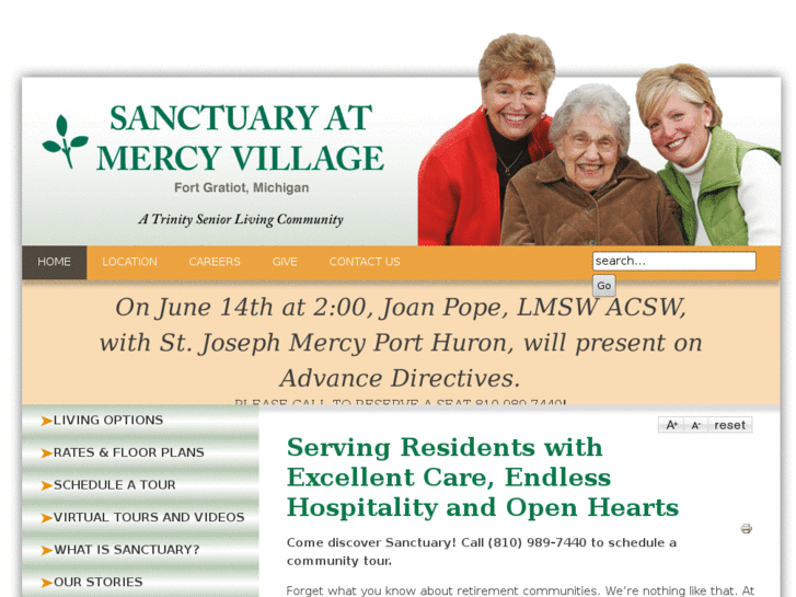 www.sanctuaryatmercyvillage.com