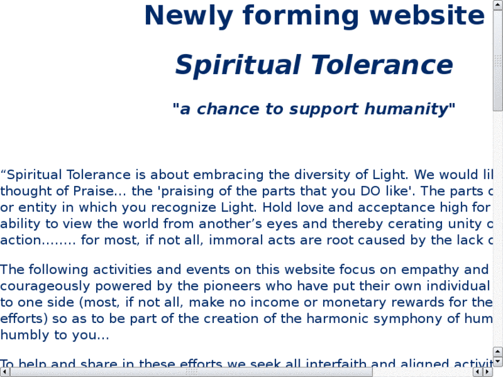 www.spiritualtolerance.com