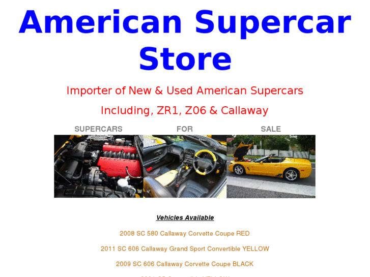 www.americansupercarstore.com