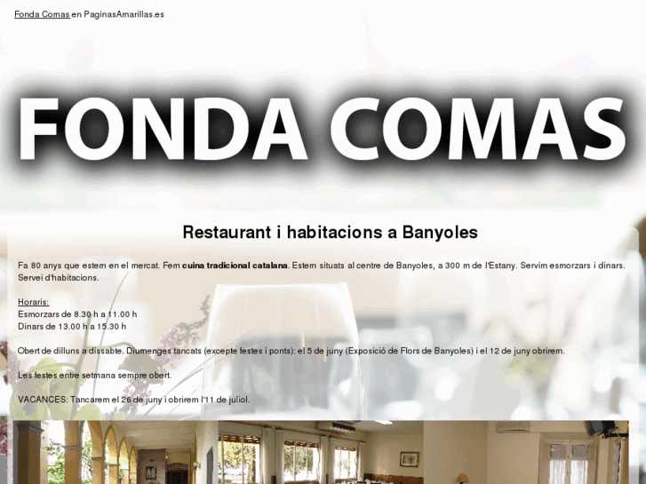 www.fondarestaurantcomas.com