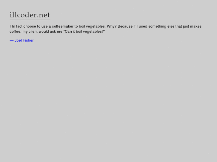 www.illcoder.net