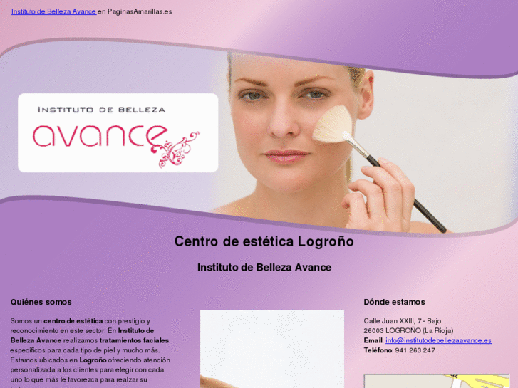 www.institutodebellezaavance.es