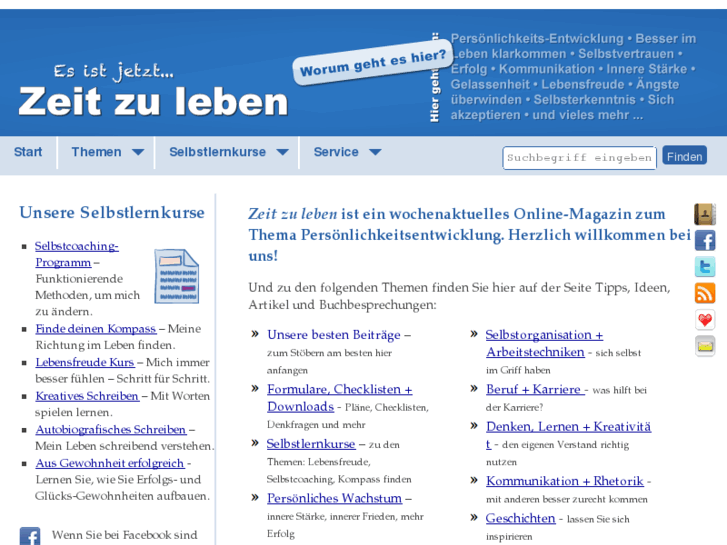 www.zeitzuleben.de