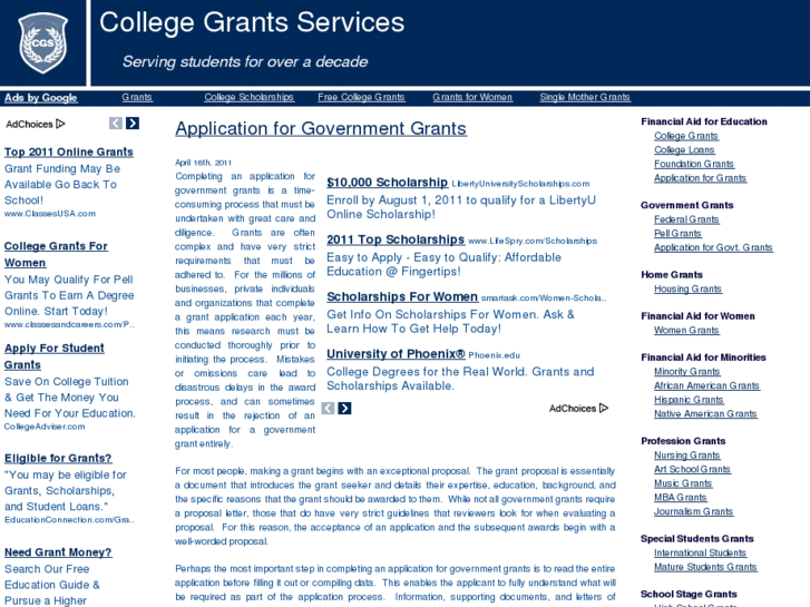 www.college-grants.net