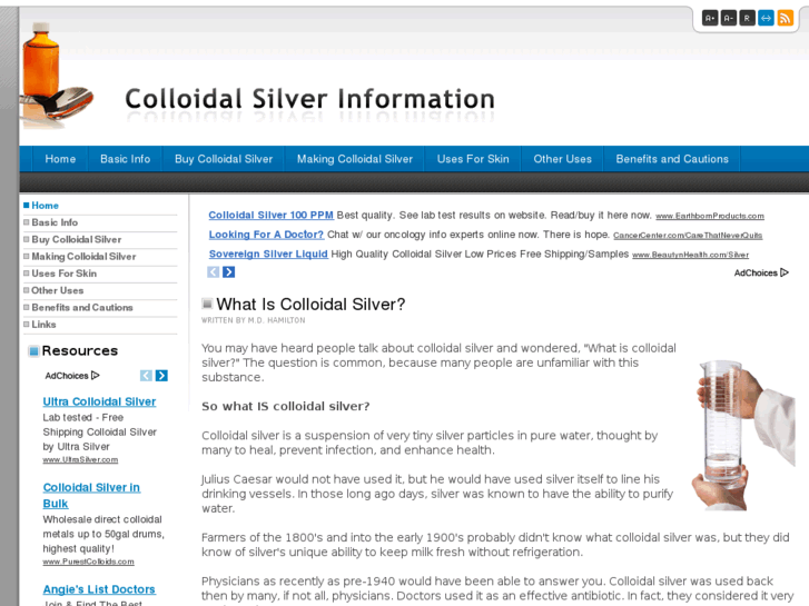 www.colloidalsilverinformation.com