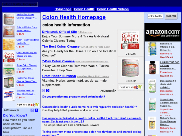 www.colonhealthstore.com