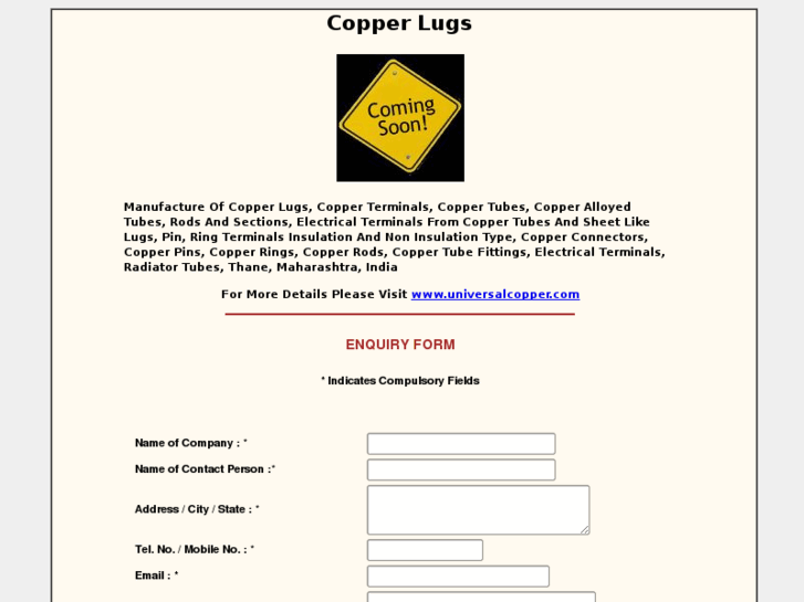 www.copperlugs.net