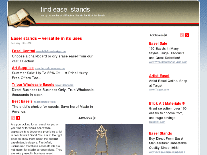 www.easelstands.net