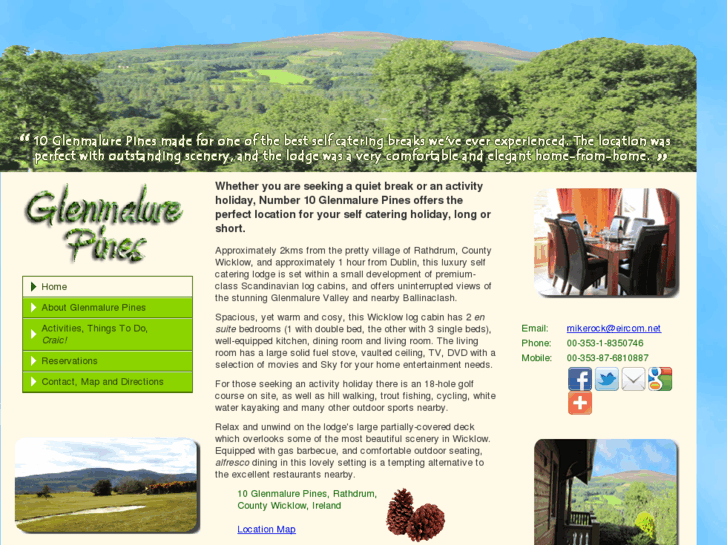 www.glenmalurelodges.com