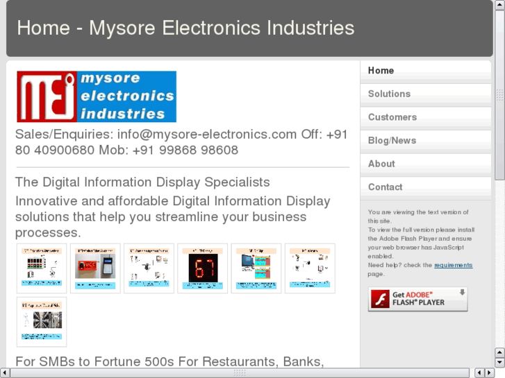 www.mysore-electronics.com