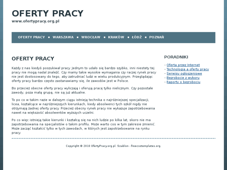 www.ofertypracy.org.pl