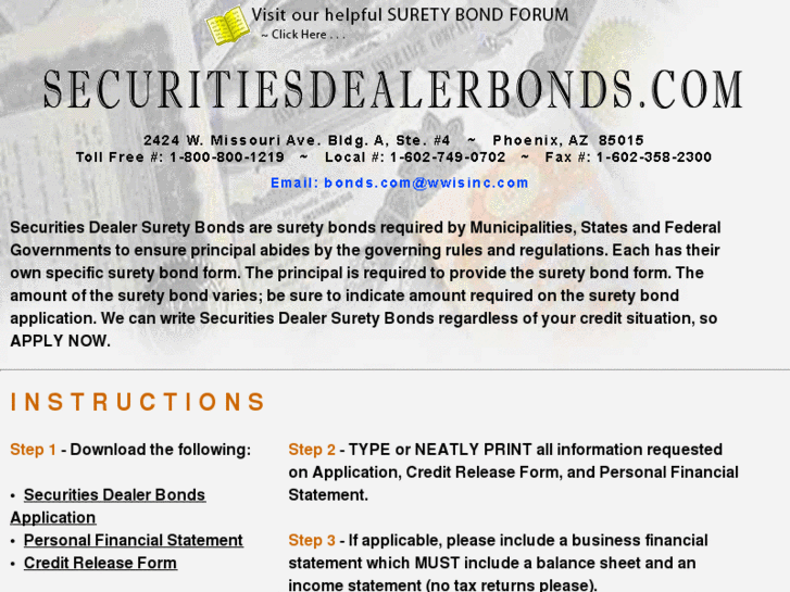 www.securitiesdealerbonds.com