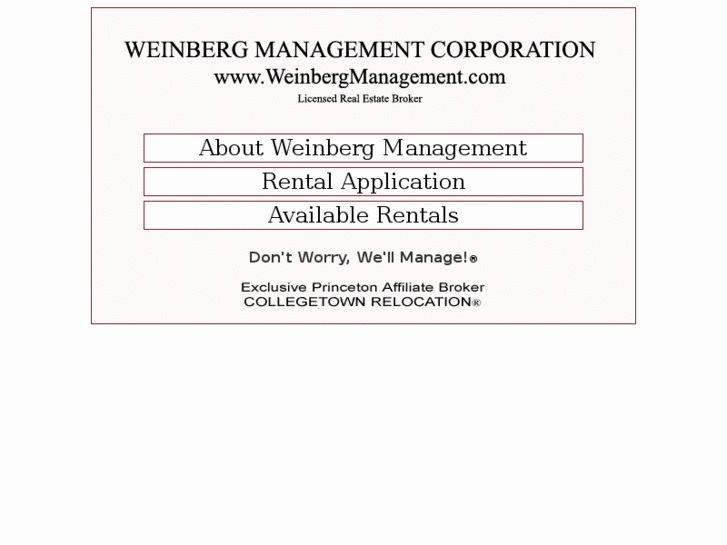 www.weinbergmanagement.com