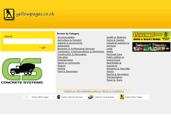 www.yellowpages.co.ck