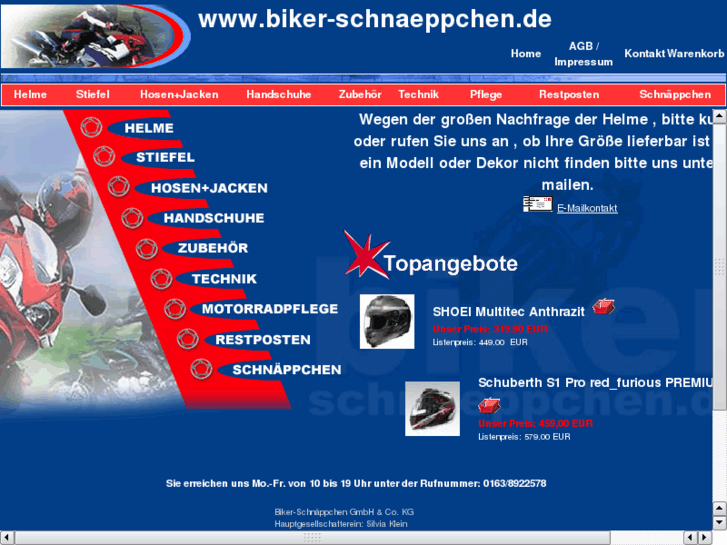 www.biker-schnaeppchen.com